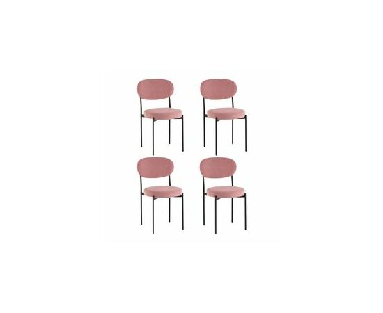 Стул Бриф DD велюр пыльно-розовый 4 шт. | Интернет магазин мебели и декора LifeDekor