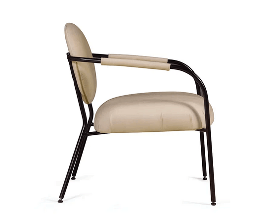 Лаунж кресло EGO, велюр бежевый, изображение 5 | Интернет магазин мебели и декора LifeDekor