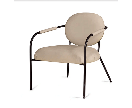 Лаунж кресло EGO, велюр бежевый, изображение 8 | Интернет магазин мебели и декора LifeDekor