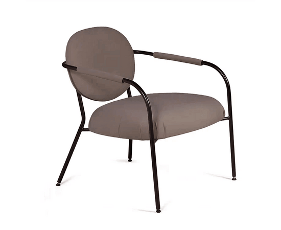 Лаунж кресло EGO, велюр коричневый, изображение 3 | Интернет магазин мебели и декора LifeDekor