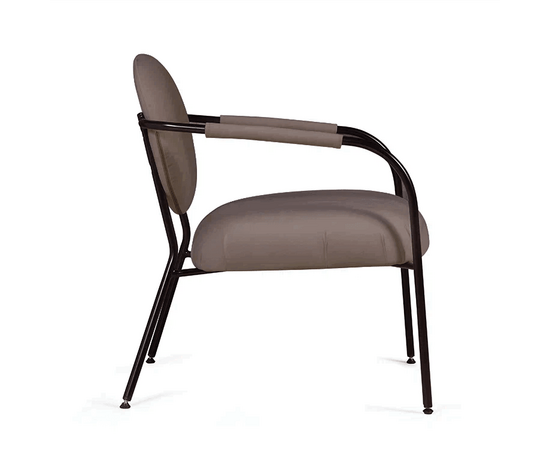 Лаунж кресло EGO, велюр коричневый, изображение 5 | Интернет магазин мебели и декора LifeDekor