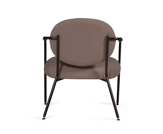 Лаунж кресло EGO, велюр коричневый, изображение 7 | Интернет магазин мебели и декора LifeDekor