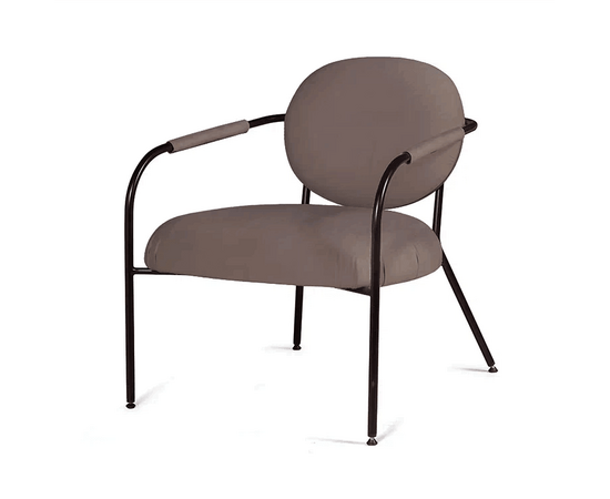 Лаунж кресло EGO, велюр коричневый, изображение 8 | Интернет магазин мебели и декора LifeDekor