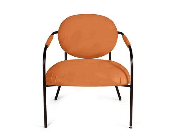 Лаунж кресло EGO, велюр терракот, изображение 2 | Интернет магазин мебели и декора LifeDekor