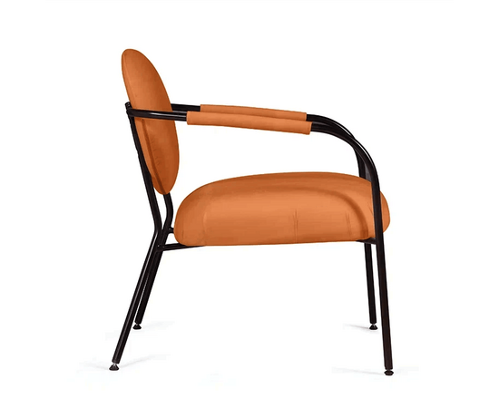 Лаунж кресло EGO, велюр терракот, изображение 5 | Интернет магазин мебели и декора LifeDekor