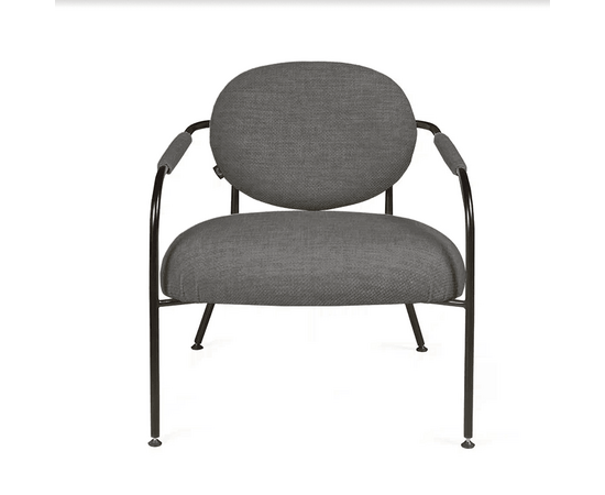 Лаунж кресло EGO, микромех темный, изображение 2 | Интернет магазин мебели и декора LifeDekor