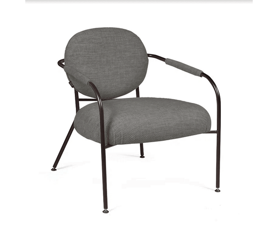 Лаунж кресло EGO, микромех темный, изображение 3 | Интернет магазин мебели и декора LifeDekor