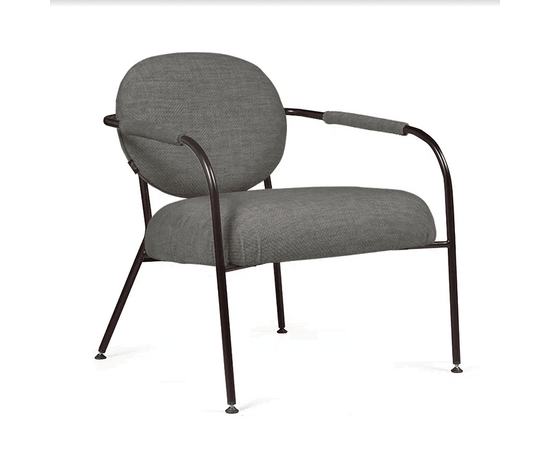 Лаунж кресло EGO, микромех темный, изображение 4 | Интернет магазин мебели и декора LifeDekor