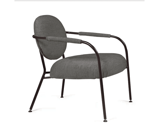 Лаунж кресло EGO, микромех темный, изображение 5 | Интернет магазин мебели и декора LifeDekor