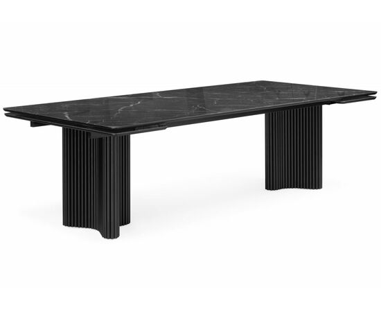 Стол стеклянный Мален 240x110 дарк / черный | Интернет магазин мебели и декора LifeDekor