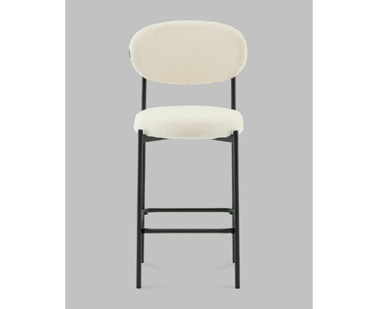 Стул полубарный Бриф DD букле молочный, изображение 3 | Интернет магазин мебели и декора LifeDekor