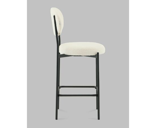 Стул полубарный Бриф DD букле молочный, изображение 4 | Интернет магазин мебели и декора LifeDekor