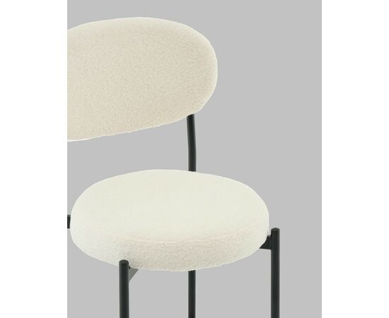 Стул полубарный Бриф DD букле молочный, изображение 8 | Интернет магазин мебели и декора LifeDekor