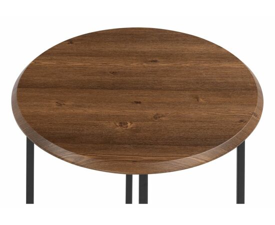 Журнальный стол Грейс орех кантри / черный, изображение 3 | Интернет магазин мебели и декора LifeDekor