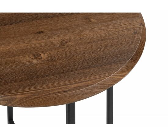 Журнальный стол Грейс орех кантри / черный, изображение 4 | Интернет магазин мебели и декора LifeDekor