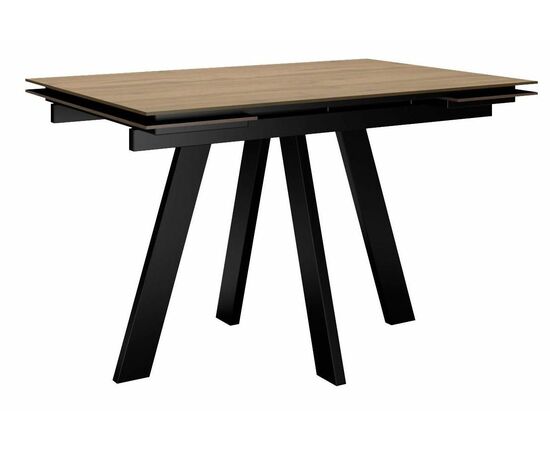 Стол DikLine DM110 Дуб галифакс/опоры черные | Интернет магазин мебели и декора LifeDekor