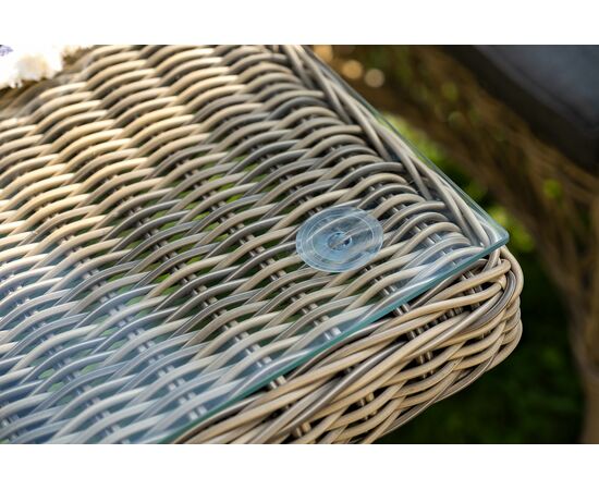 "Сицилия" обеденная группа плетеная, цвет соломенный, изображение 9 | Интернет магазин мебели и декора LifeDekor