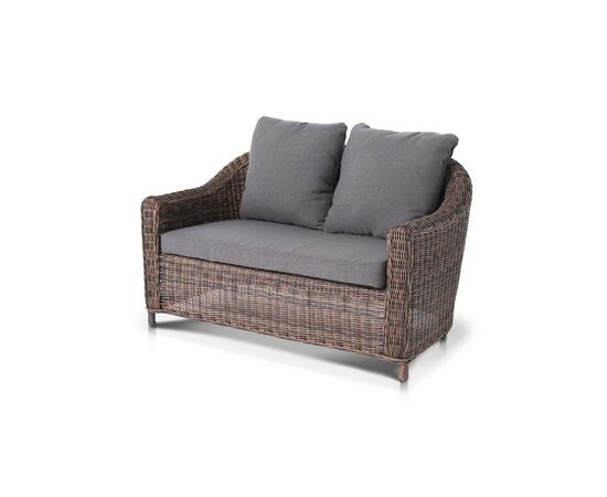 "Кон Панна С" лаунж зона из искусственного ротанга, цвет коричневый, изображение 6 | Интернет магазин мебели и декора LifeDekor