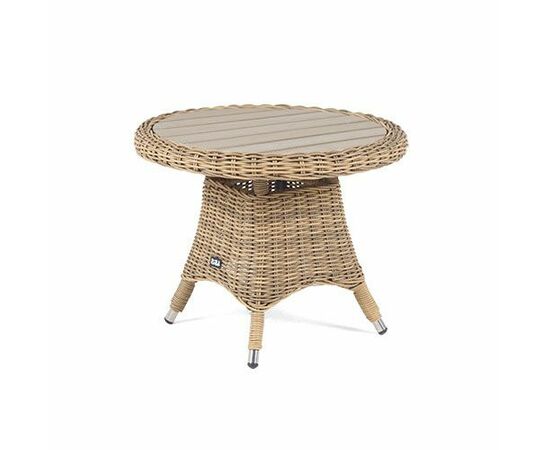 "Равенна" кофейный стол из искусственного ротанга, цвет соломенный | Интернет магазин мебели и декора LifeDekor