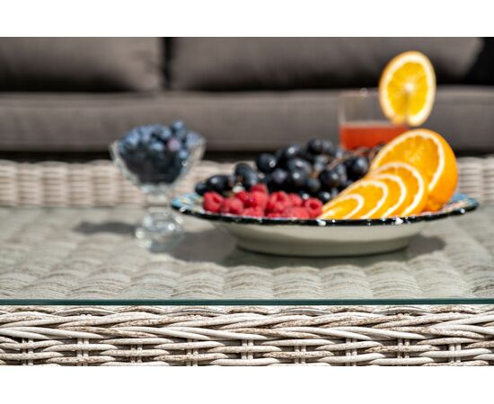 "Капучино Сингл" лаунж-зона из искусственного ротанга, цвет бежевый, изображение 9 | Интернет магазин мебели и декора LifeDekor