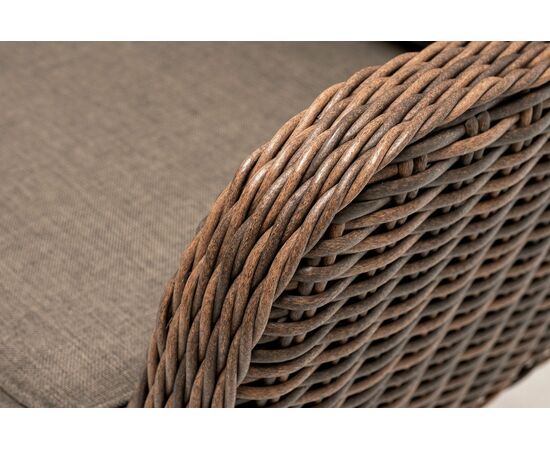 "Прованс" диван из искусственного ротанга трехместный, цвет коричневый, изображение 6 | Интернет магазин мебели и декора LifeDekor