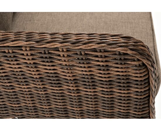 "Прованс" диван из искусственного ротанга трехместный, цвет коричневый, изображение 11 | Интернет магазин мебели и декора LifeDekor