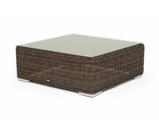 "Капри" журнальный столик плетеный, цвет коричневый, изображение 2 | Интернет магазин мебели и декора LifeDekor