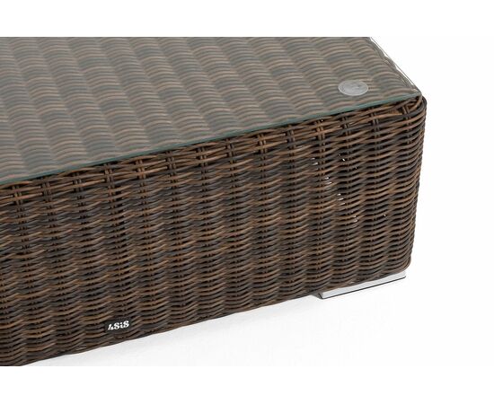 "Капри" журнальный столик плетеный, цвет коричневый, изображение 5 | Интернет магазин мебели и декора LifeDekor