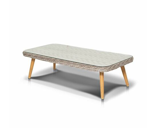 "Прованс" столик журнальный из ротанга, цвет бежевый | Интернет магазин мебели и декора LifeDekor