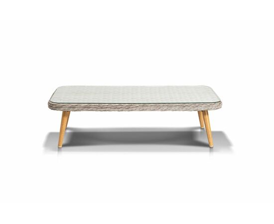 "Прованс" столик журнальный из ротанга, цвет бежевый, изображение 2 | Интернет магазин мебели и декора LifeDekor