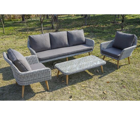 "Прованс" столик журнальный из ротанга, цвет бежевый, изображение 9 | Интернет магазин мебели и декора LifeDekor