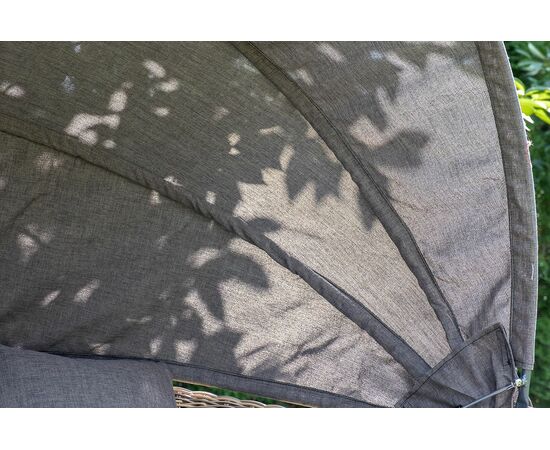 "Стильяно" плетеная кровать круглая, цвет соломенный, изображение 35 | Интернет магазин мебели и декора LifeDekor