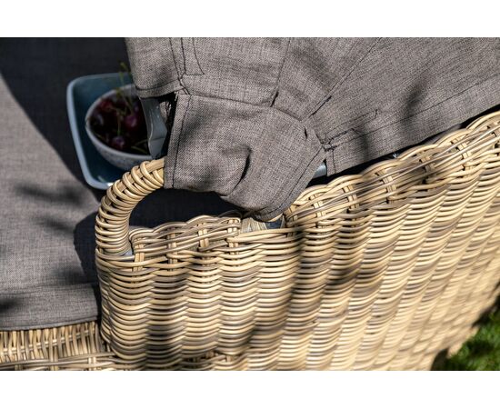 "Стильяно" плетеная кровать круглая, цвет соломенный, изображение 41 | Интернет магазин мебели и декора LifeDekor