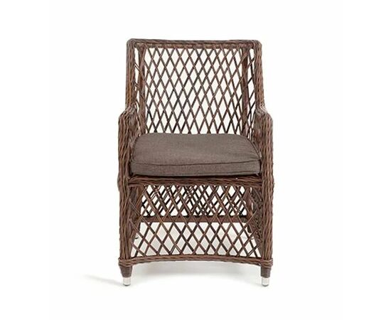 "Латте" плетеное кресло из искусственного ротанга, цвет коричневый, изображение 2 | Интернет магазин мебели и декора LifeDekor