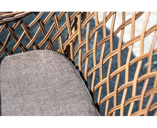 "Латте" плетеное кресло из искусственного ротанга, цвет коричневый, изображение 9 | Интернет магазин мебели и декора LifeDekor