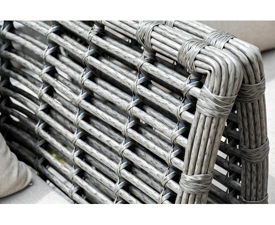 "Валенсия" лаунж-зона из искусственного ротанга, цвет серый, изображение 12 | Интернет магазин мебели и декора LifeDekor