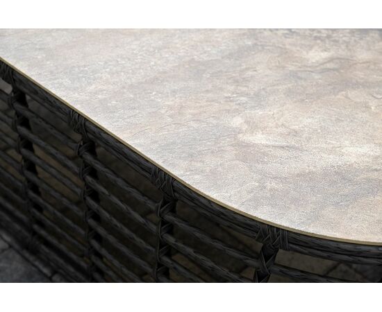 "Валенсия" лаунж-зона из искусственного ротанга, цвет серый, изображение 19 | Интернет магазин мебели и декора LifeDekor