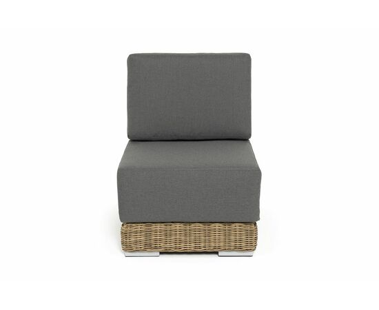 "Капри" модуль диванный прямой с подушками, цвет соломенный, изображение 2 | Интернет магазин мебели и декора LifeDekor