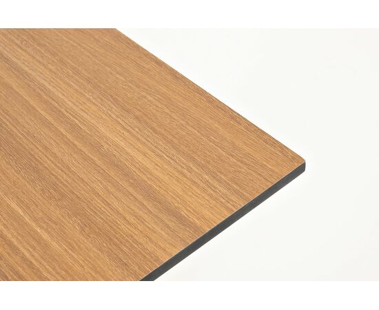 "Каффе" интерьерный стол из HPL квадратный 70х70см, цвет "дуб", изображение 3 | Интернет магазин мебели и декора LifeDekor