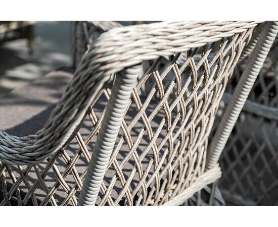 "Латте" плетеное кресло из искусственного ротанга, цвет бежевый, изображение 8 | Интернет магазин мебели и декора LifeDekor