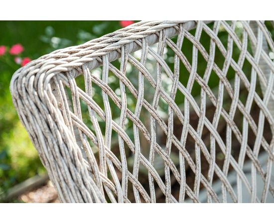 "Латте" плетеное кресло из искусственного ротанга, цвет бежевый, изображение 10 | Интернет магазин мебели и декора LifeDekor