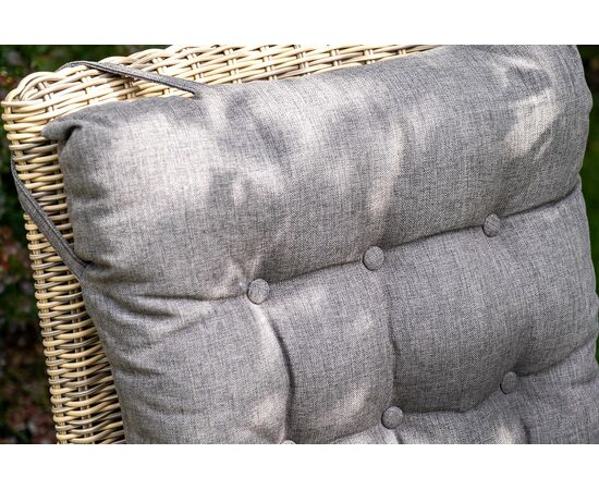 "Толедо" кресло плетеное с подушками, цвет соломенный, изображение 10 | Интернет магазин мебели и декора LifeDekor