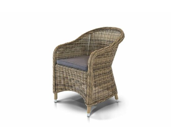 "Равенна" обеденная группа плетеная, цвет соломенный, изображение 5 | Интернет магазин мебели и декора LifeDekor