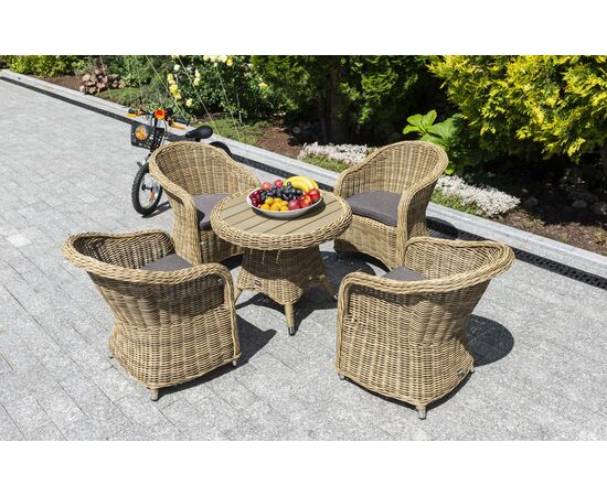 "Тильда" обеденная группа детская плетеная | Интернет магазин мебели и декора LifeDekor