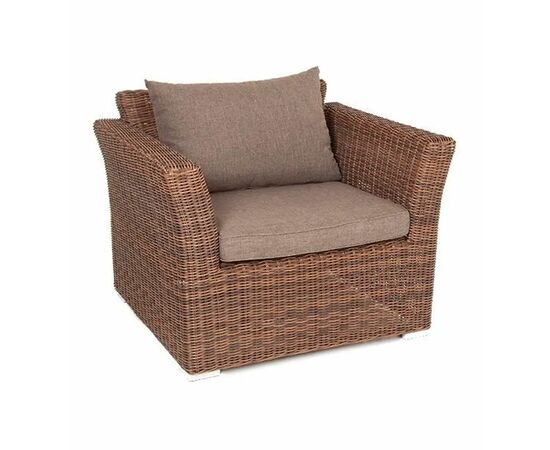 "Капучино" кресло из искусственного ротанга, цвет коричневый, изображение 3 | Интернет магазин мебели и декора LifeDekor