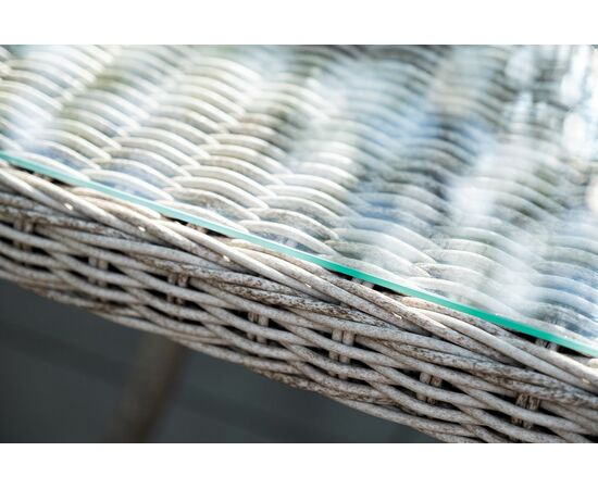 "Фредо" обеденная группа плетеная, цвет бежевый, изображение 6 | Интернет магазин мебели и декора LifeDekor