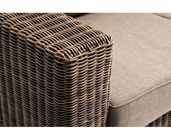 "Боно" диван из искусственного ротанга трехместный, цвет коричневый, изображение 6 | Интернет магазин мебели и декора LifeDekor