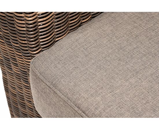 "Боно" диван из искусственного ротанга трехместный, цвет коричневый, изображение 7 | Интернет магазин мебели и декора LifeDekor