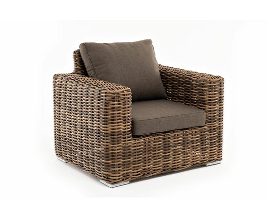 "Палермо" кресло из искусственного ротанга, цвет соломенный, изображение 3 | Интернет магазин мебели и декора LifeDekor