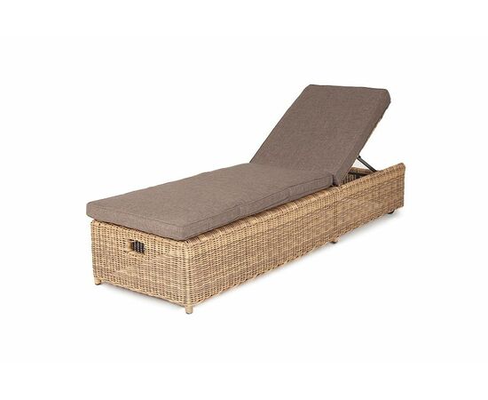 "Рим" шезлонг с подушкой, цвет соломенный, изображение 3 | Интернет магазин мебели и декора LifeDekor